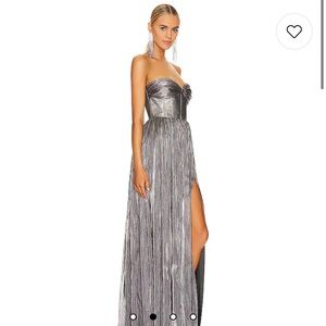 Bronx and Banco Silver Florence Gown